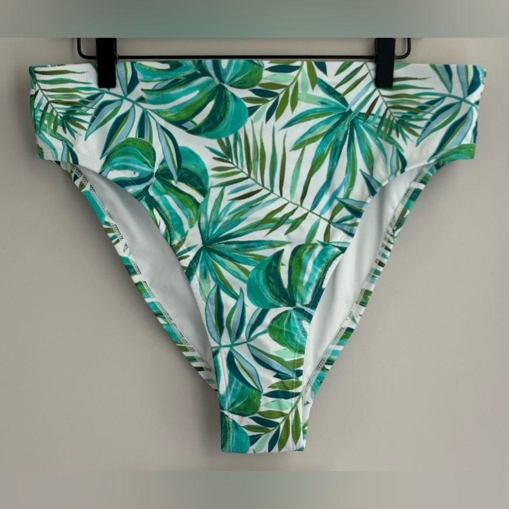 Shade & Shore Tropical Floral Bikini Bottom NWT